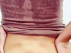 Latina girlfriend bends over in bedroom as curvy ass shakes wildly during rough cowgirl ride and squirting orgasm