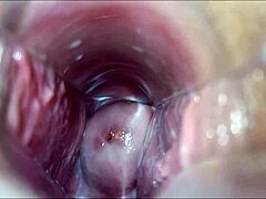 ¿Sientes ese orgasmo vaginal profundo? ¡Mira cómo palpita!