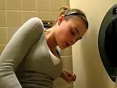 i can't hold back cumming so quickly in this dirty toilet squirt