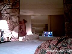 Hot blonde milf teases in amateur homemade clip