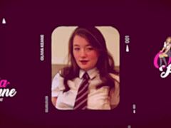 Christmas creampie fills 18-year-old neighbor girl perfectly!