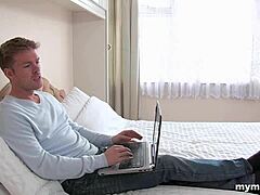 hubby hides in closet watching wife take big cock