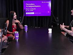 he wasn't passive but went wild with transsexual and seven guys to shine - kylian cria on sheer red!