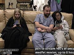 jasmine rose's hairy pussy takes cum blast in nurse doggystyle