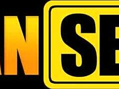 Gorgeous ebony girlfriend sucks huge black cock before rough cowgirl ride