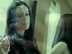 broklyn's seductive fetish smoking session draws you in close