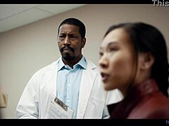 Blonde Blake Blossom Dominates Asian Kimmy Kimm In Wild Lesbian Squirting Parasite Sex!