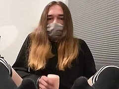 transgirl pounds fleshlight in full intense fucking video