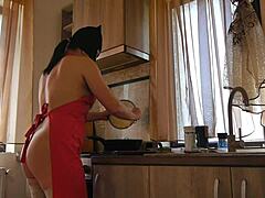 hey watch me cook n fuck in kitchen ass shaking preview..