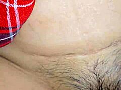 Sexy latina wife's outfit teases her dripping wet slit