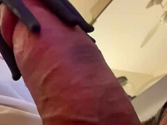 big cock workout with intense solo handjob strokes