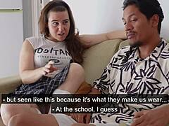 Martina Begs Daddy's Friend to Pound Her Shamelessly!