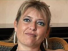 French milf with big tits in amateur casting gets anal and assfucking